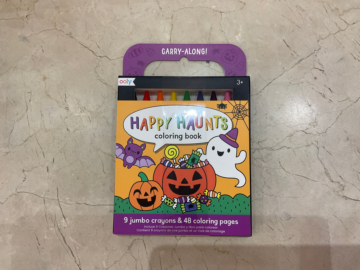 Carry-Along: Happy Haunts Coloring Book Set