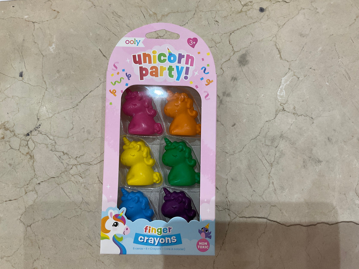 Unicorn Party: Finger Crayons