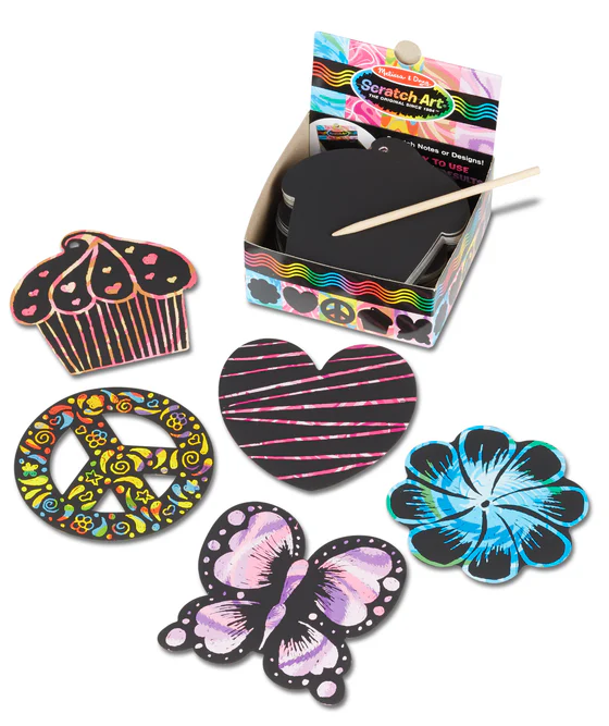 Scratch Art Friendship Mini Notes