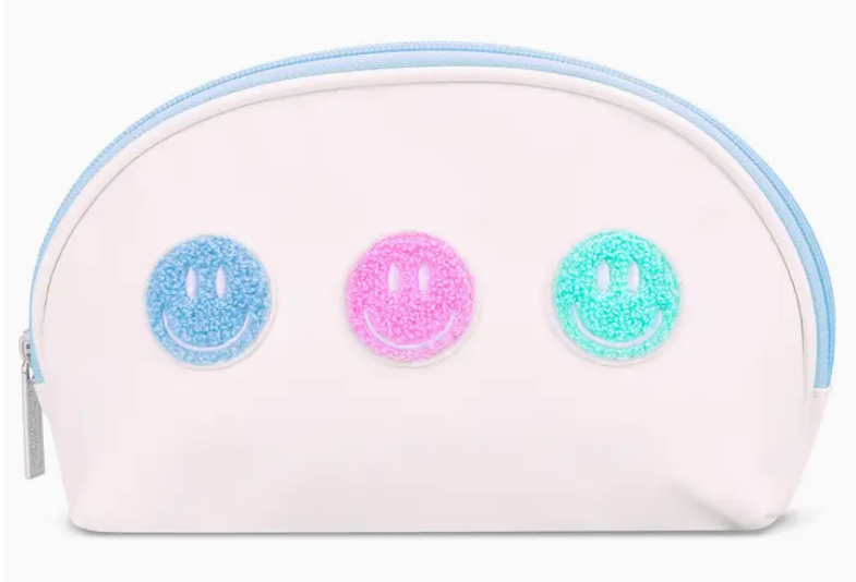 Made You Smile Oval Cosmetic Bag