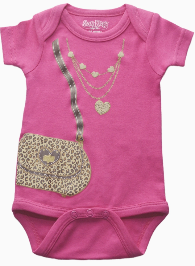 Leopard Bag Onesie (12-18M)