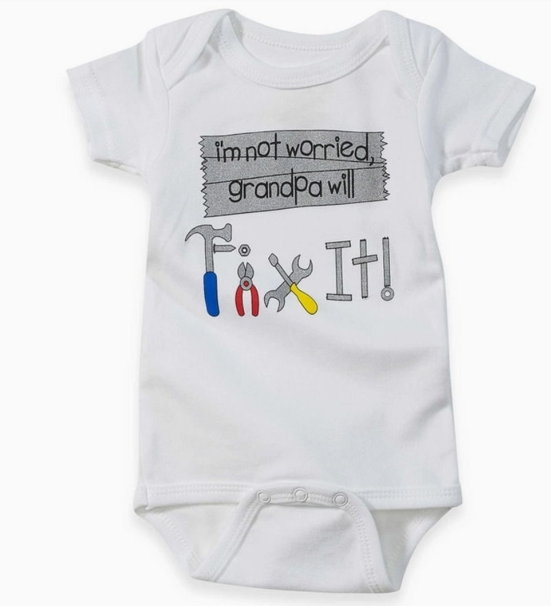 Grandpa Fix It Onesie (12-18M)