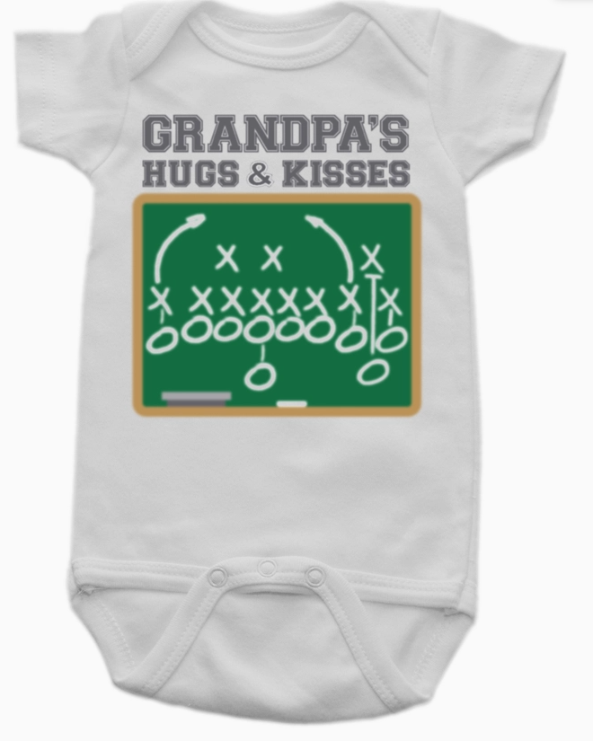 Grandpa's XOXO Onesie (0-6M)