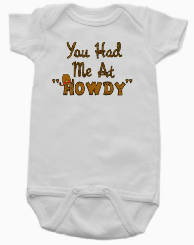 Howdy Onesie (6-12M)