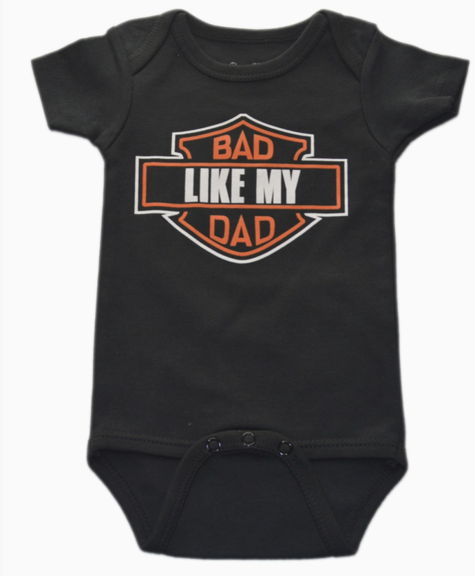 Bad Like My Dad Onesie (0-6M)