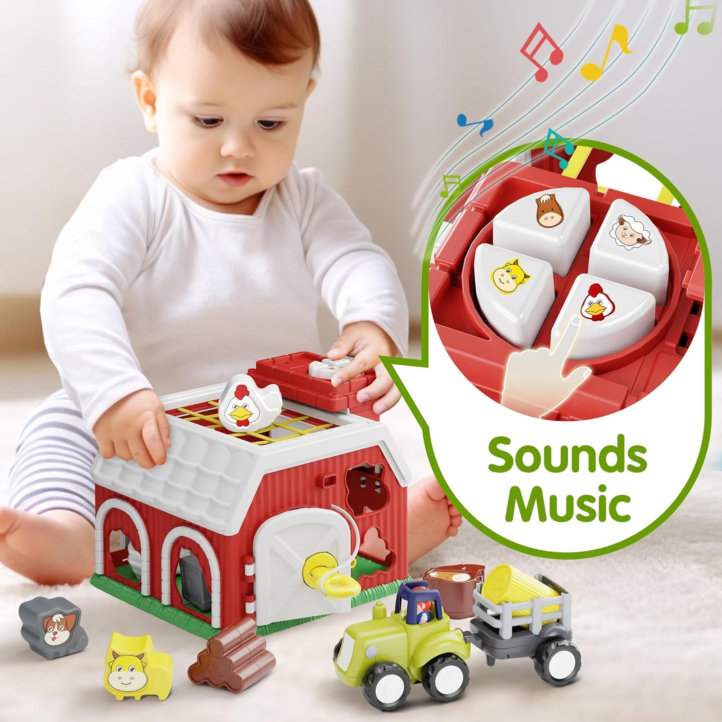 Farm Animals Musical Barn