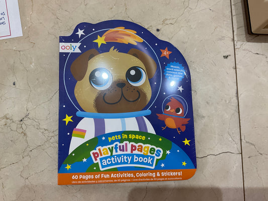 Pets in Space Playful Pages Activity Book