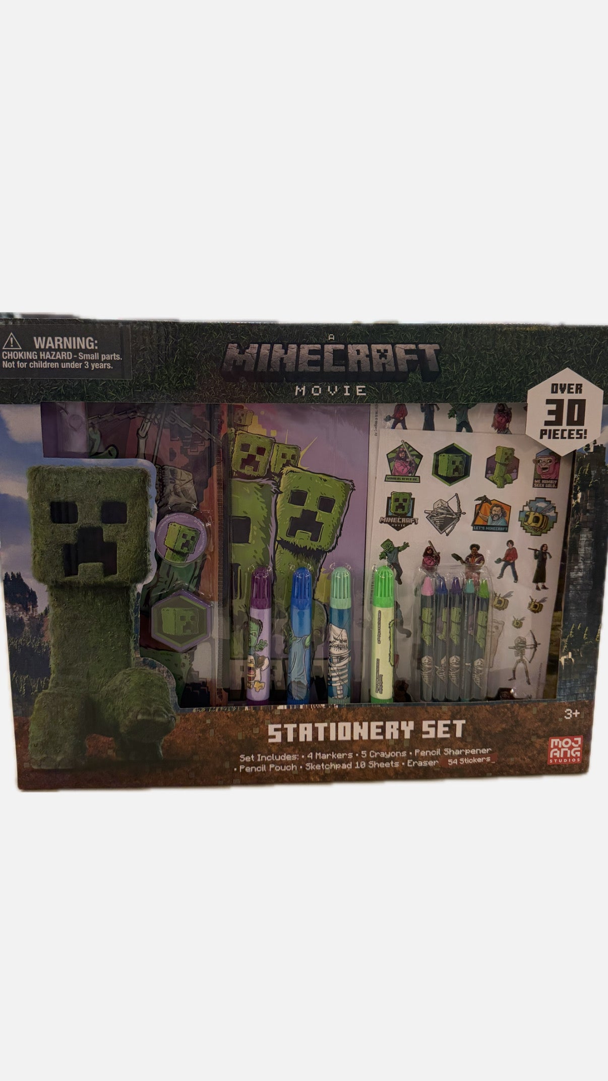 Minecraft Movie 30Pc Stationery Set