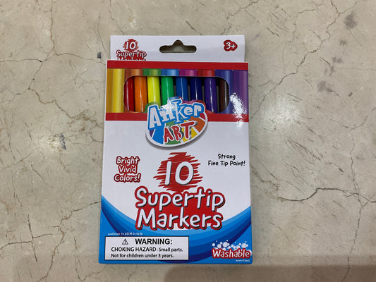 Washable Supertip Markers