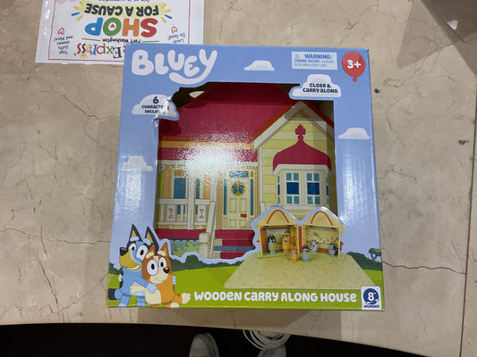 Bluey Wooden Carry Along House