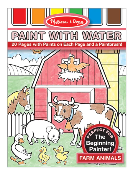 Paint with Water Farm Animals