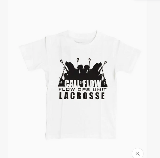 Youth Call of Flow T-Shirt White (YL)