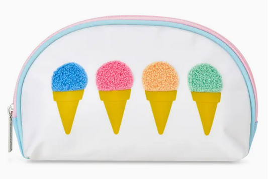 Sweet Scoops Oval Cosmetic Bag