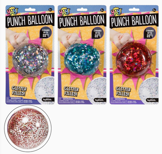 Yay! Glitter Punch Ball