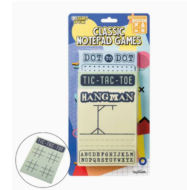 Classic Notepad Games, Hangman, Dot to Dot, Tic Tac Toe ..