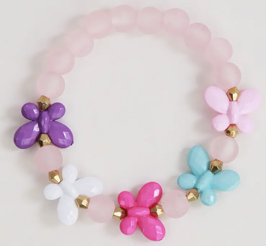 Pink Butterfly Bracelet