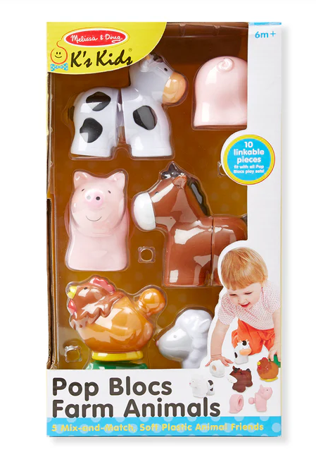 Pop Blocs Farm Animals