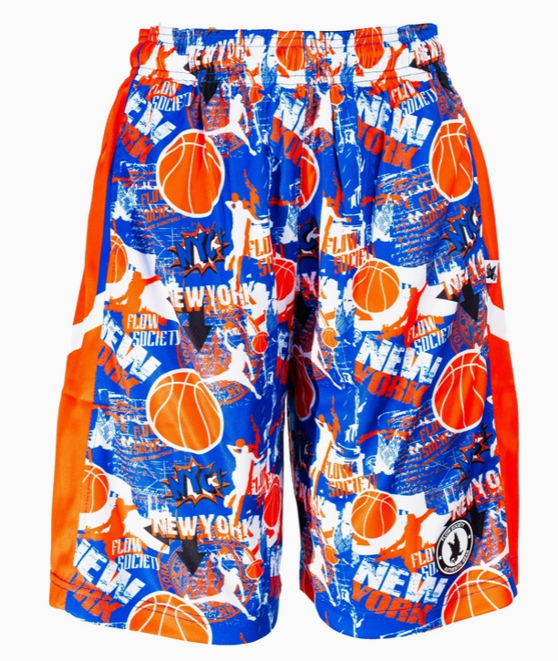 Boys NY Hoops Attack Short Blue (YS)