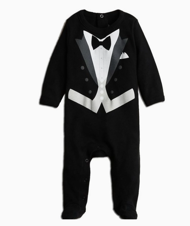 Wedding Tux Footsie (3M)