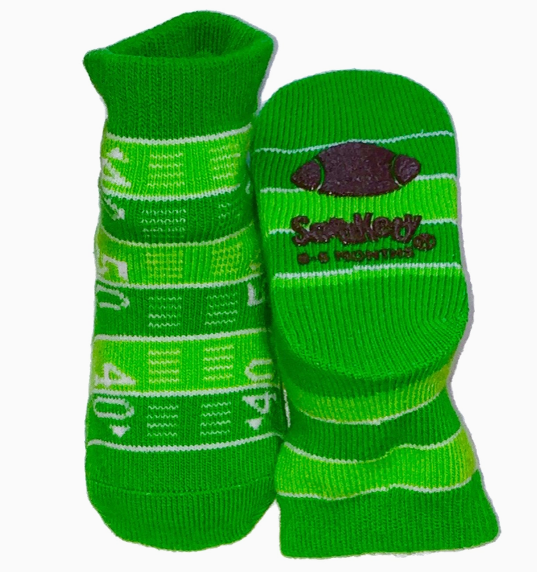 Socks Football Field (0-6M)