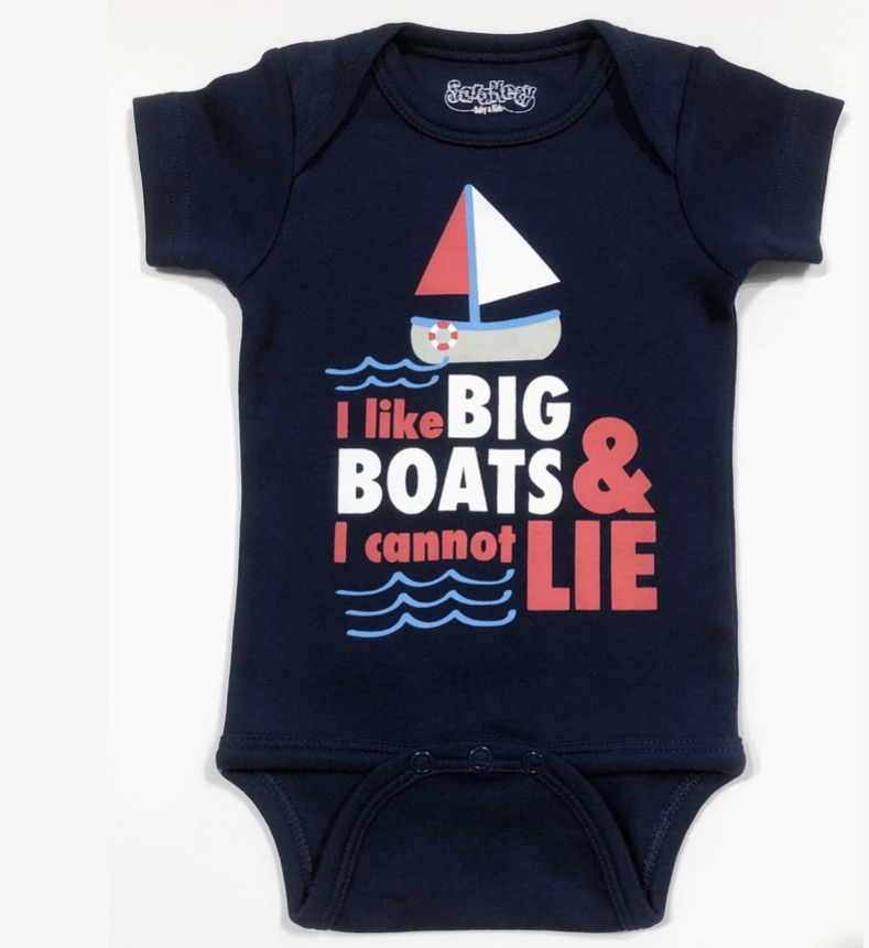 Big Boats Onesie (12-18Mnths)