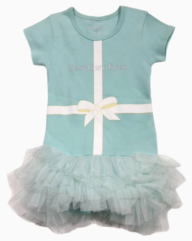 Best Gift Ever Dress Pastel Green (3T)