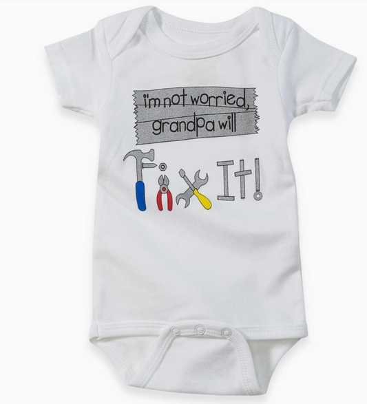 Grandpa Fix It Onesie (12-18M)