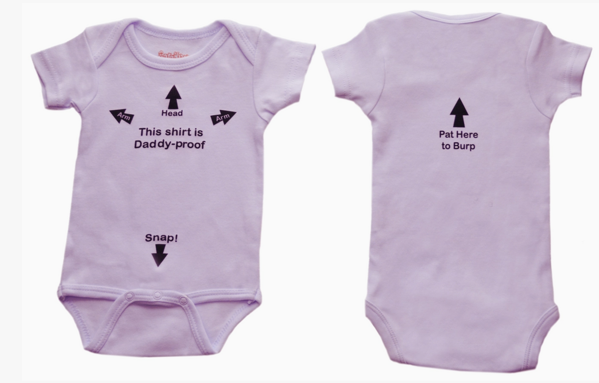 Daddy Proof Pink Onesie (0-6M)