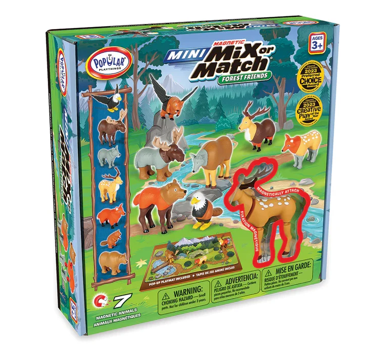 Mini Magnetic Mix or Match Animals Forest Deluxe