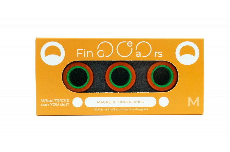 Finger Rings Orange Green