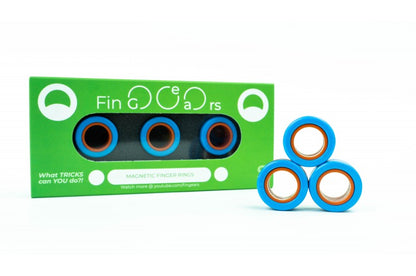 Finger Rings Orange Blue