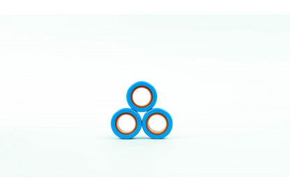 Finger Rings Orange Blue