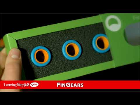 Finger Rings Orange Blue