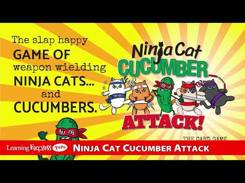 Ninja Cat Cucumber Attack