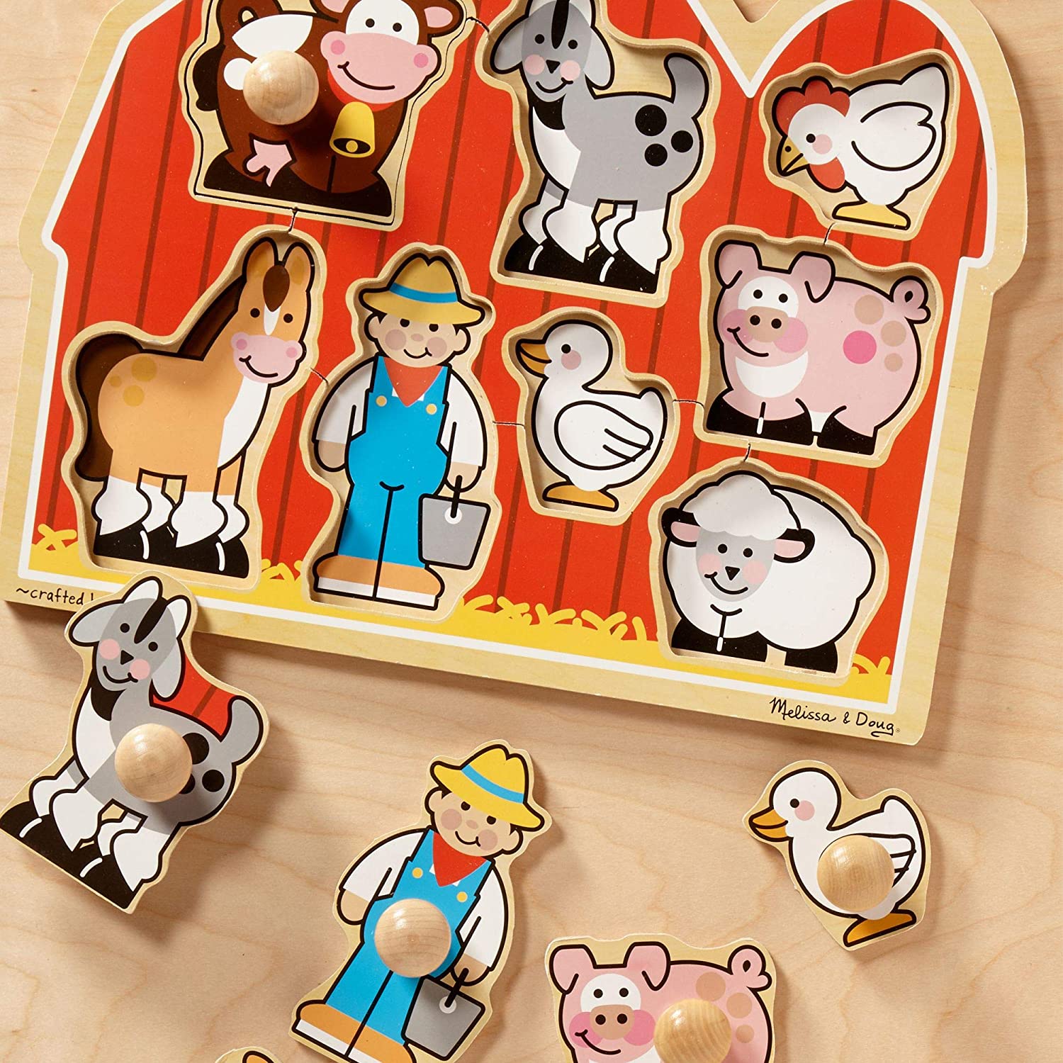 Farm Jumbo Knob Puzzle