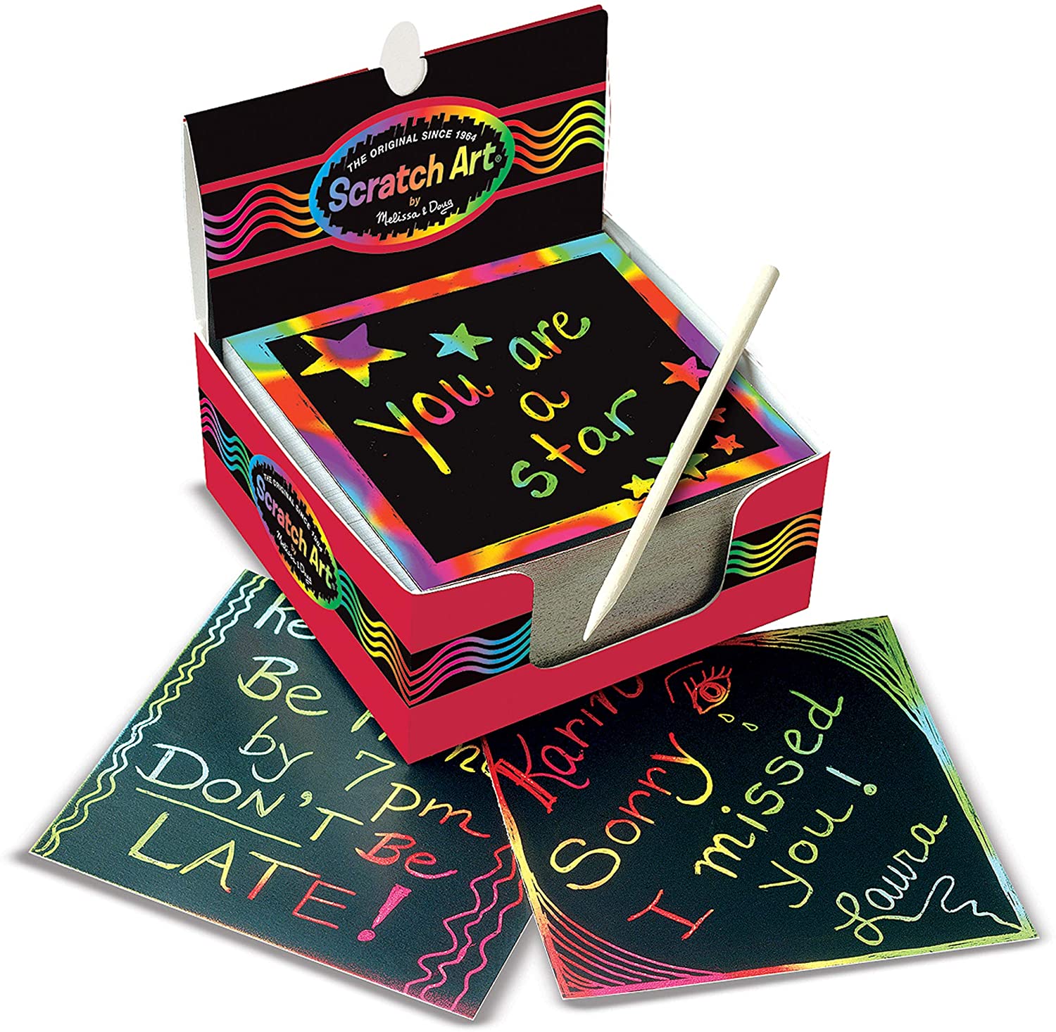 Rainbow Mini Scratch Art