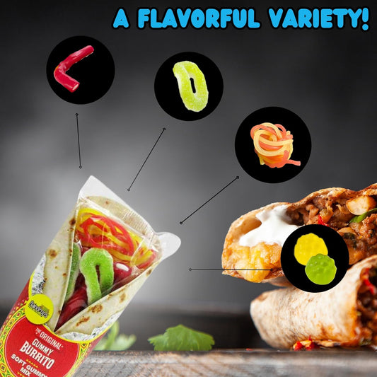 Raindrops Gummy Burrito