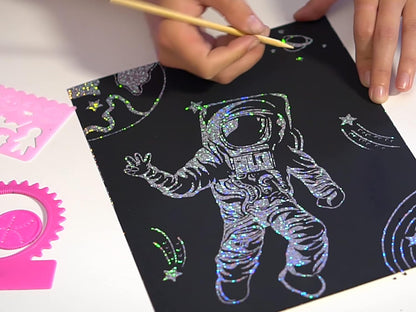 Marvin Bright Scratch Art