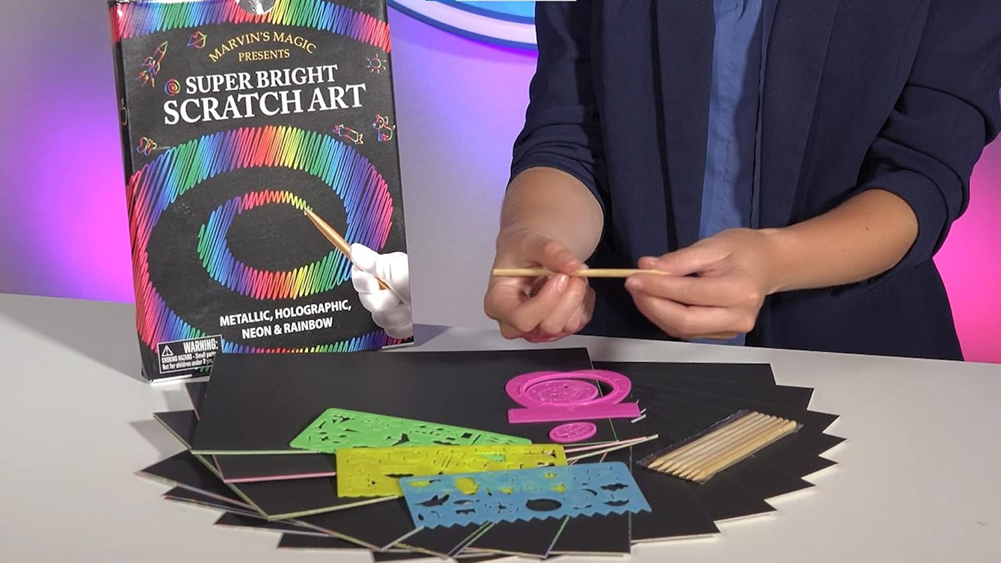 Marvin Bright Scratch Art