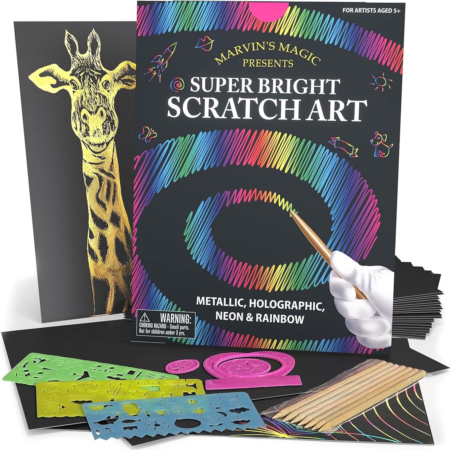 Marvin Bright Scratch Art