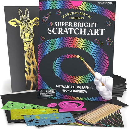Marvin Bright Scratch Art