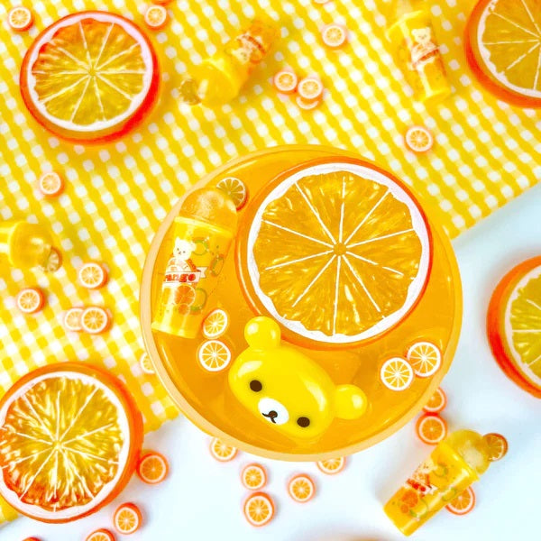 Beary Orange Clear Putty