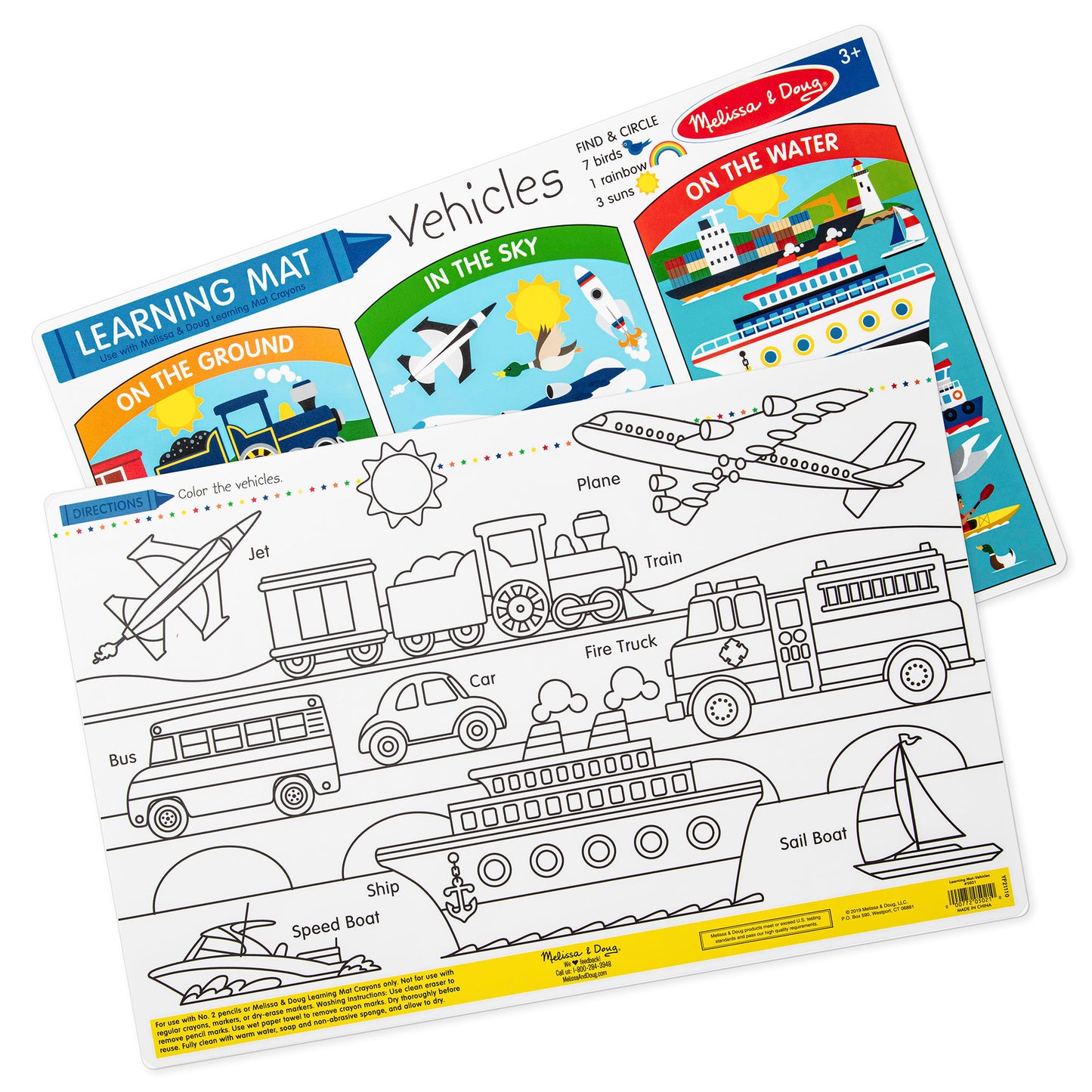 Vehicles Learning Mat