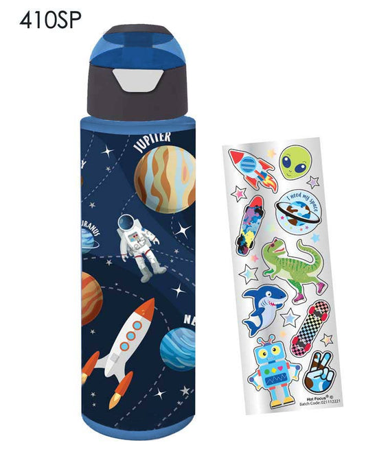 H2o Bottle W Stickers