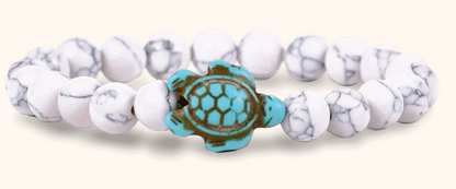 Sea Turtle White Howlite